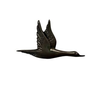 Vintage Flying Duck Goose Bird Brooch Pin Costume Jewelry‎